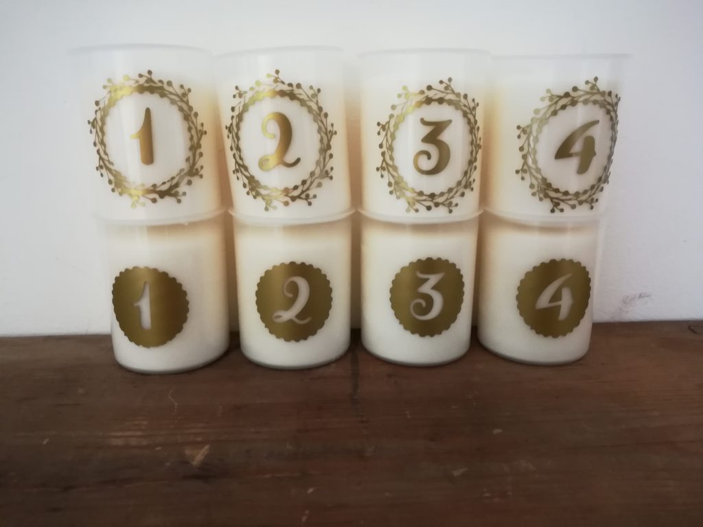 4 bougies de l'Avent : 10€
